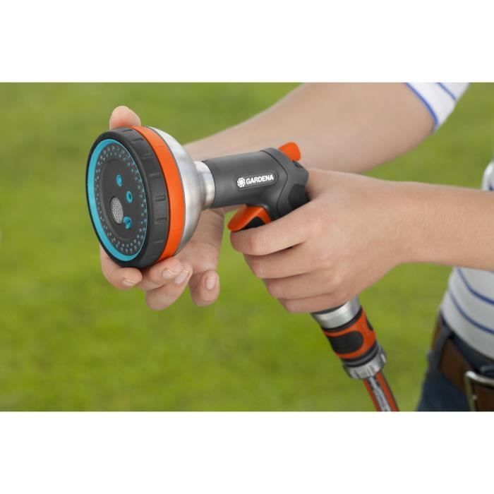 Pistola multiuso GARDENA Premium – Proteção anticongelante – Sistema original GARDENA – Jatos múltiplos – 2 anos de garantia