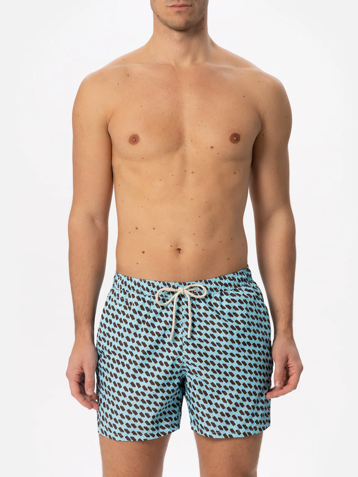 Costume da bagno da uomo in tessuto leggero con stampa Cremino | Algid