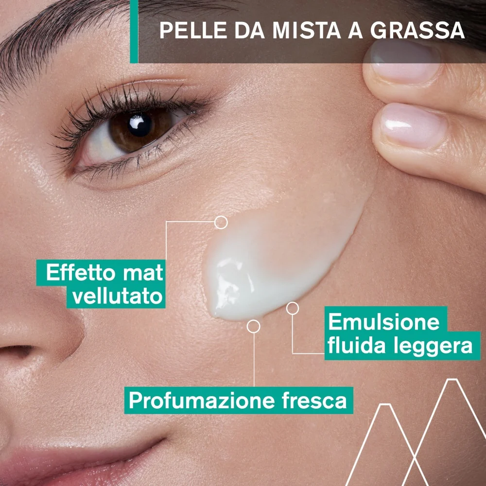 HYSÉAC Mat Trattamento Opacizzante - Gel viso antimperfezioni, Tratt.viso 24 ore antimperfezioni
