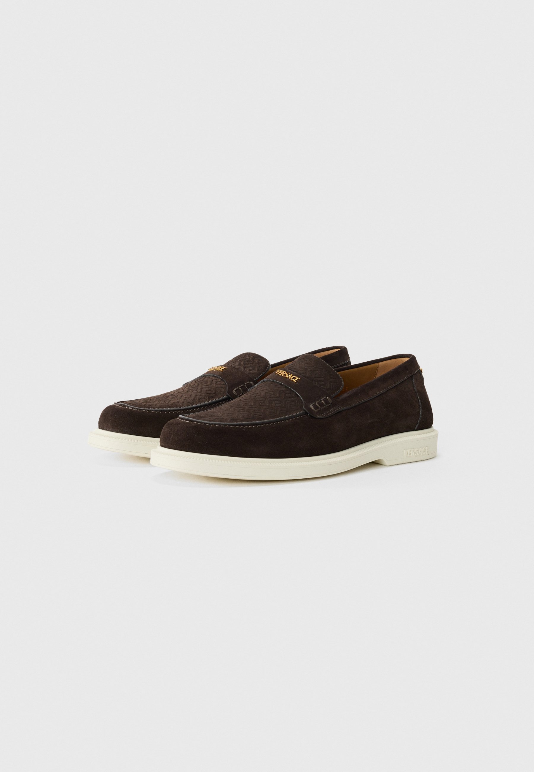 Versace mocassins - donkerbruin