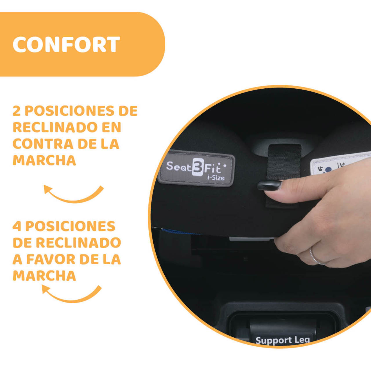 Seat3Fit i-Size Air Zip&Wash (40-125 cm) ülés