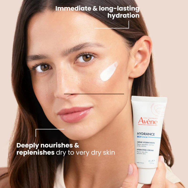 Avène Hydrance Creme Hidratante Rico para pele seca e muito seca