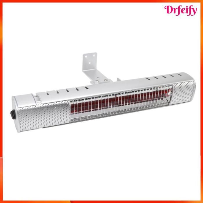 Chauffage extérieur - AKOZON - 1500W - Infrarouge - Étanche - Économie d'énergie