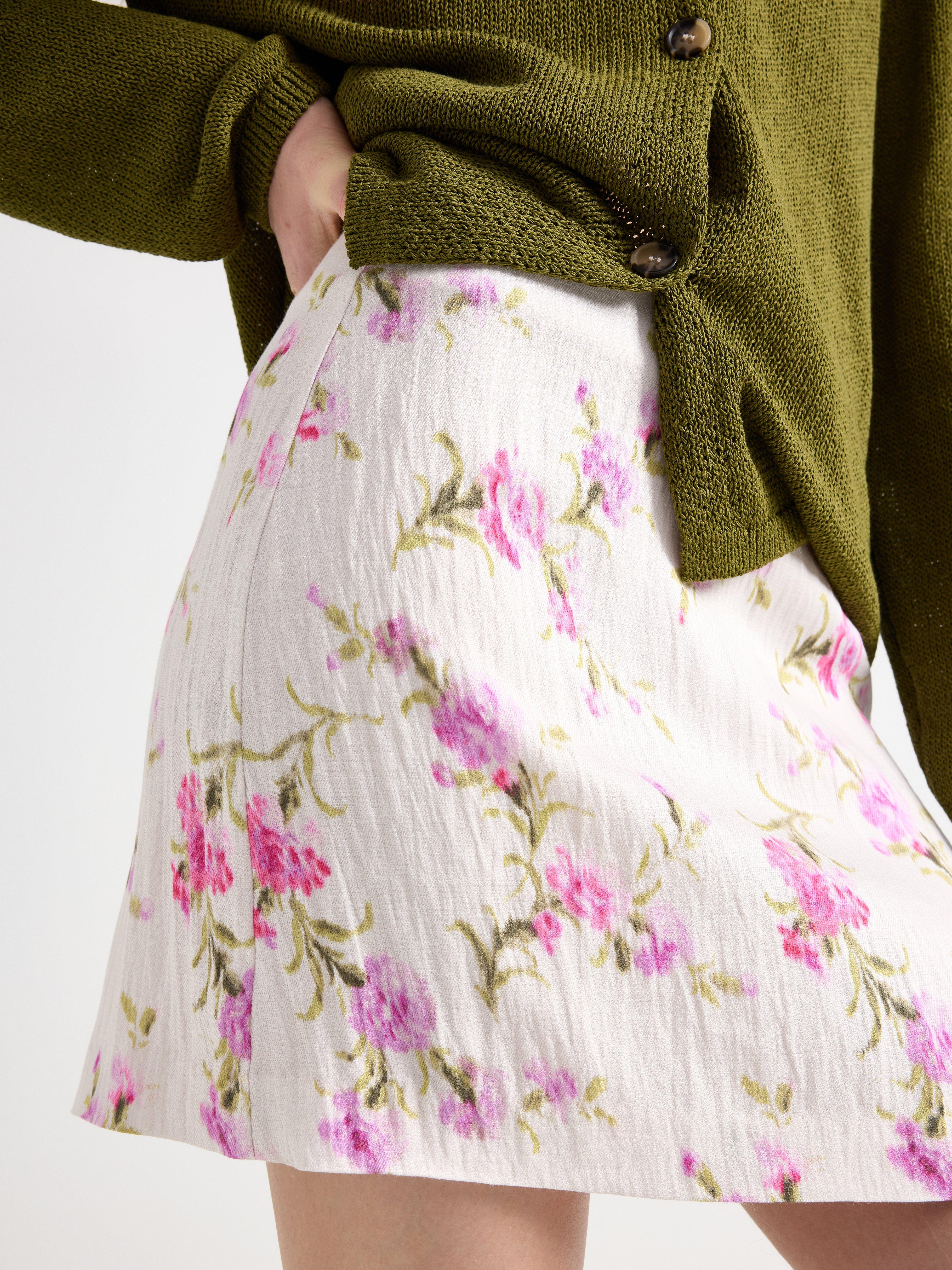 Minifalda beige