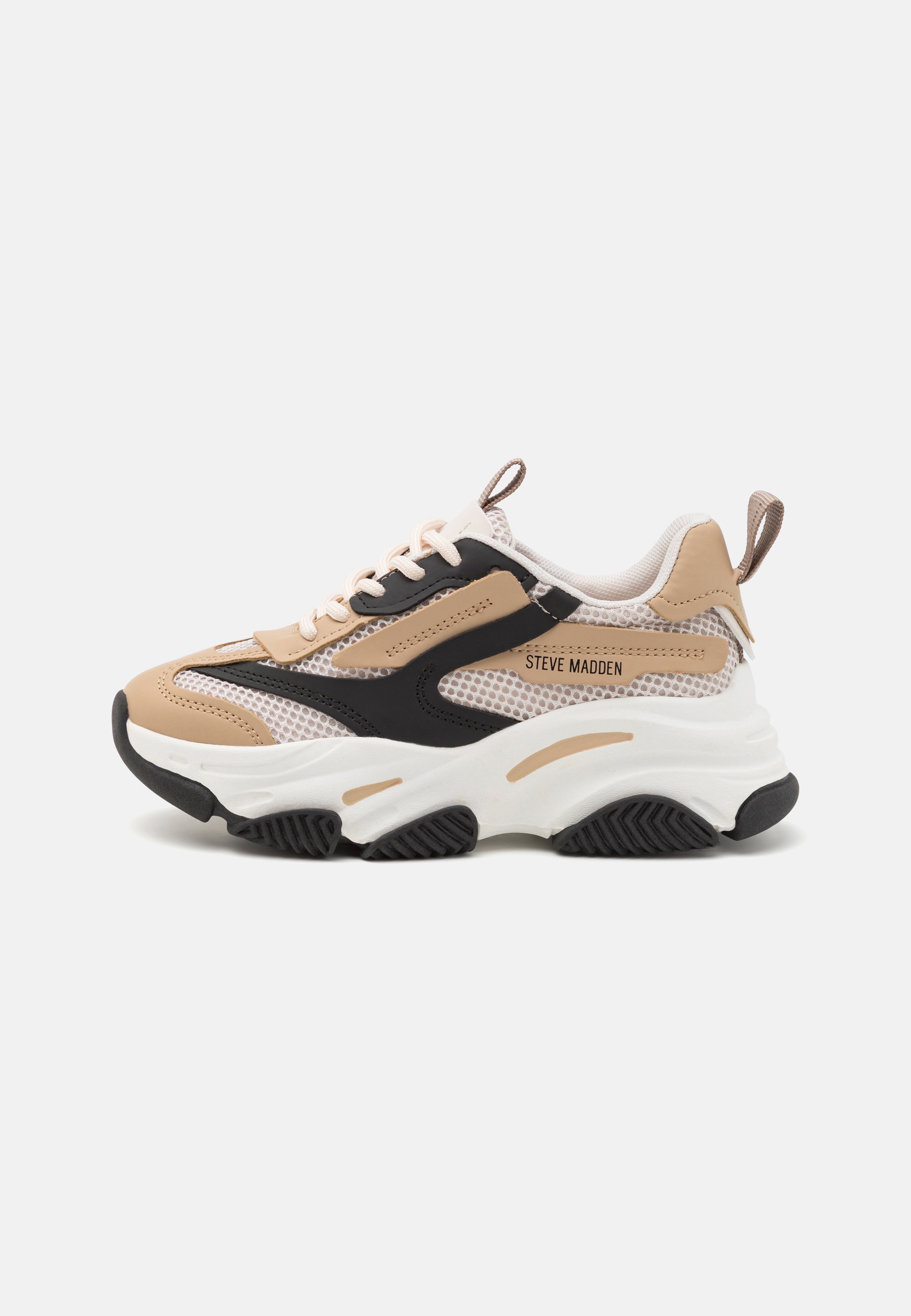 Steve Madden JPOSSESSION - Sneakers - beige/zwart