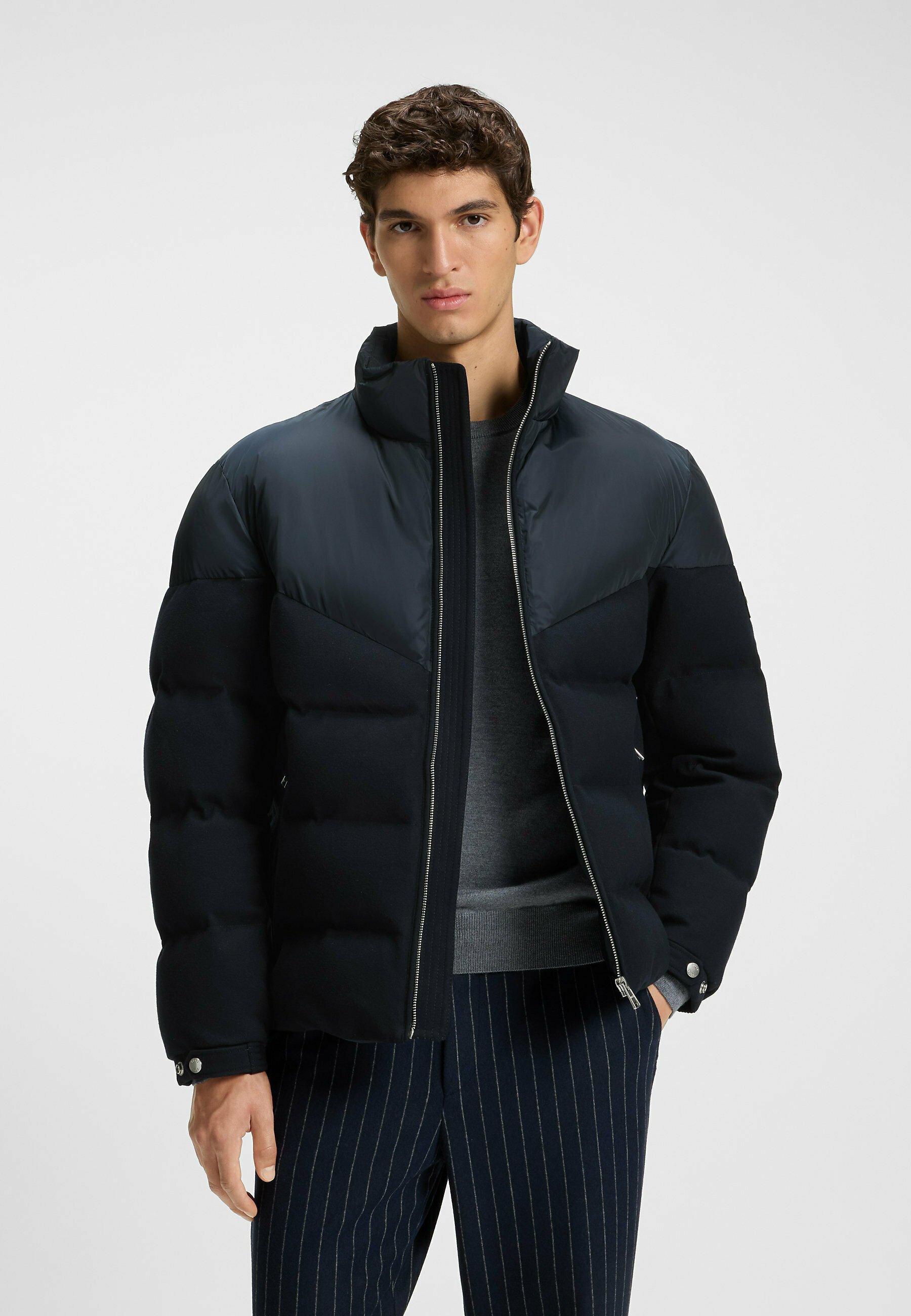 BOSS H-CLANELLO1 - Veste d'hiver - bleu foncé quatre