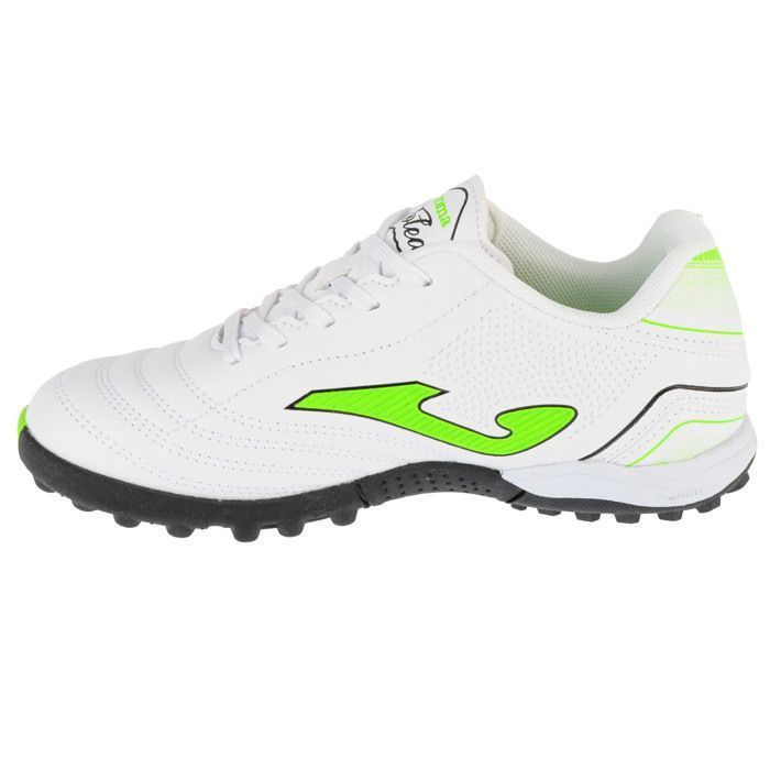 Chaussures de foot turf - JOMA - Toledo Jr 2502 TF TOJS2502TF - Blanc - Synthétique - Garçon