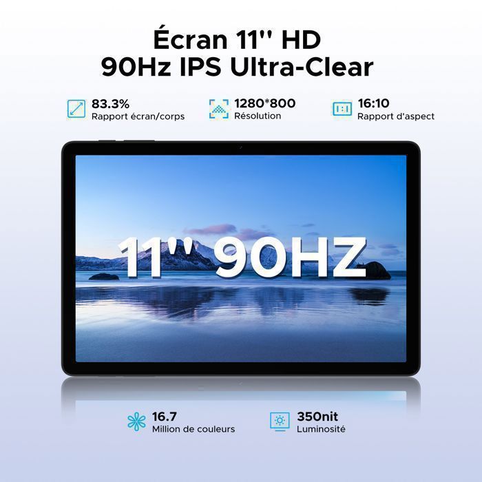 Tablet DOOGEE TAB G6 Android 16, tela IPS de 11