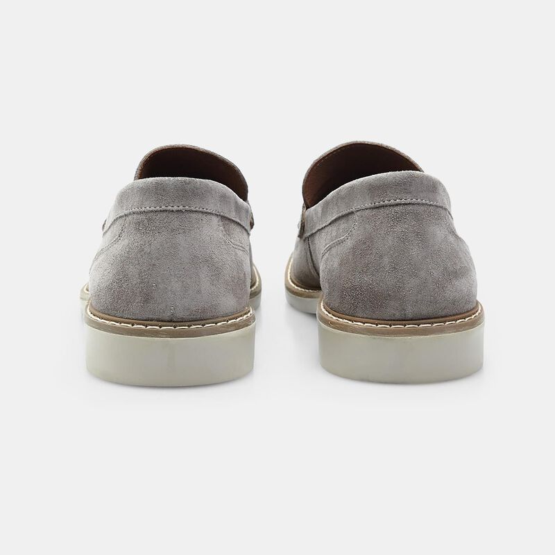 Bata 24H heren suède loafers