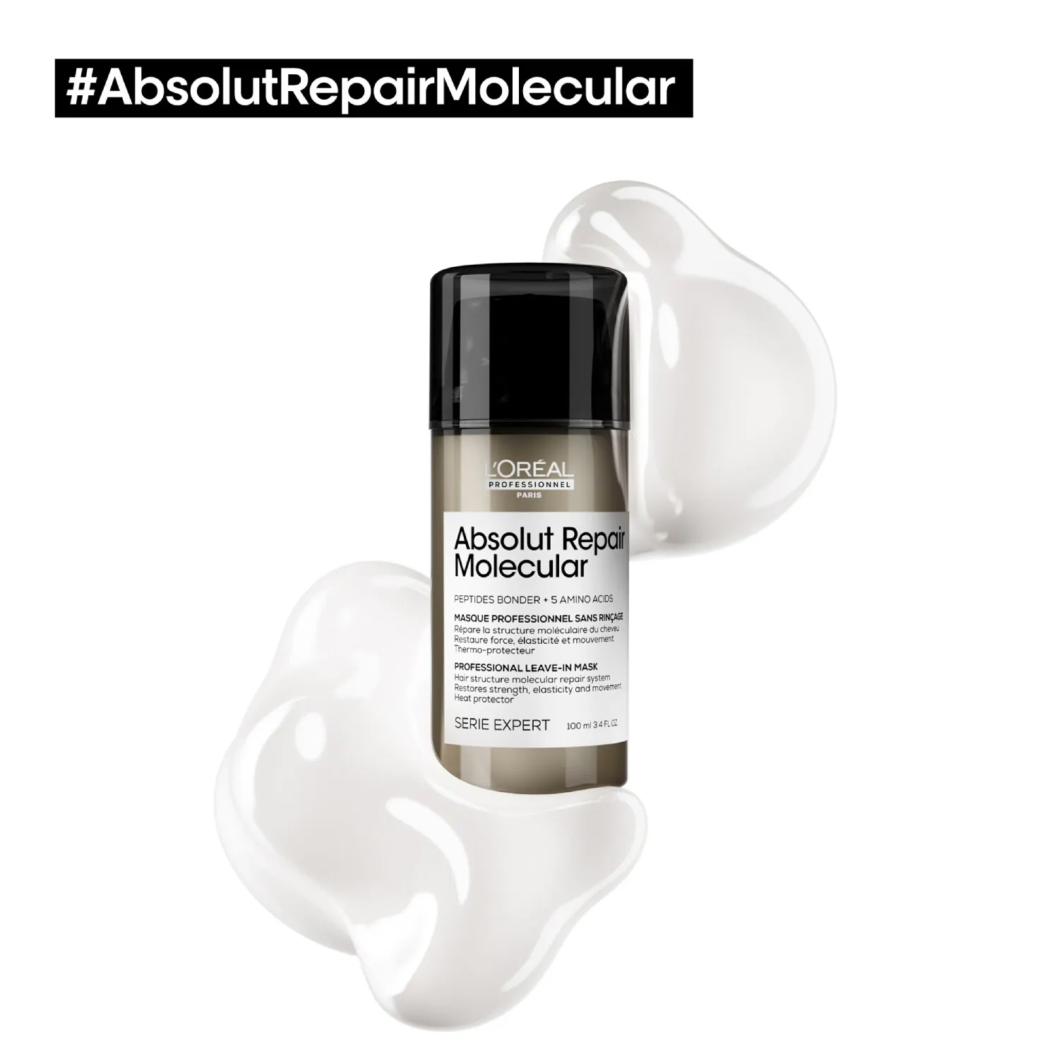 Absolut Repair Molecular - cremă fără clătire pentru păr deteriorat