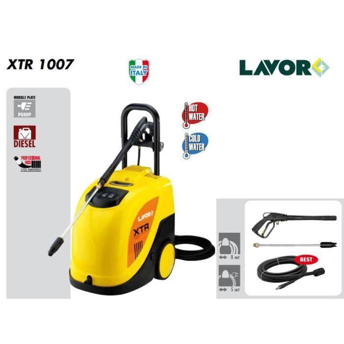 Nettoyeur haute pression - LAVOR - XTR 1007 - Eau chaude - 2100W - 135 Bars - 420L/h