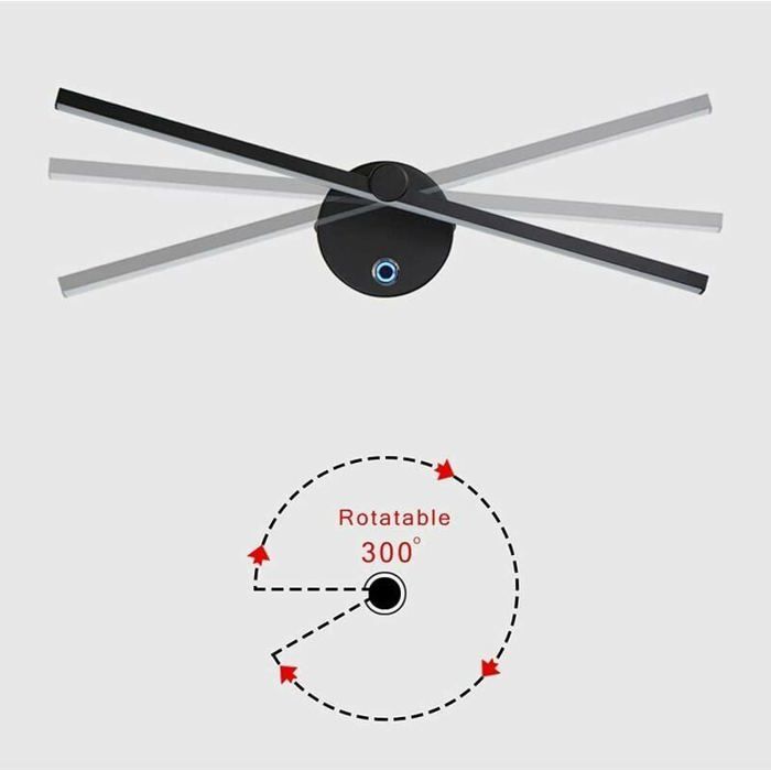 Lampes LED dimmables pour miroir, applique salle de bain rotative à 300°, 8W 4000K, idéale pour éclairage de miroir YYV