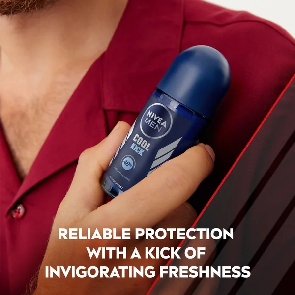 NIVEA MEN antiperspirant deodorant roll-on, Cool Kick, 50 ml