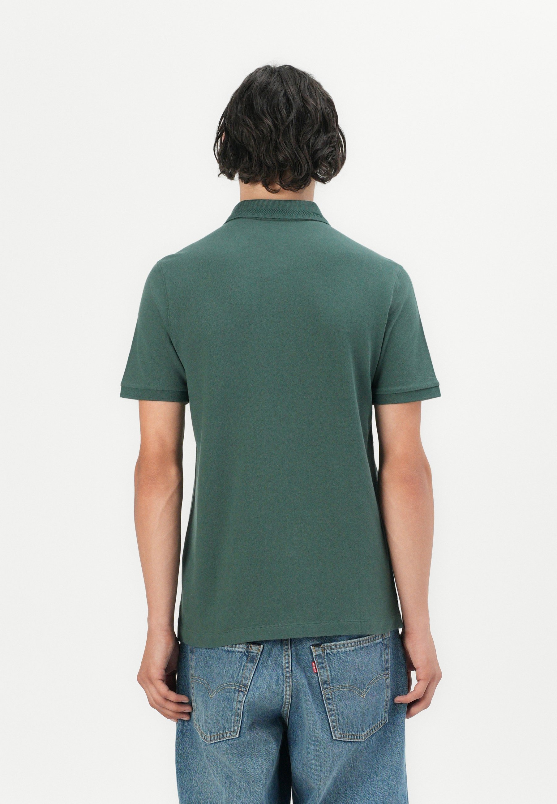 Abercrombie & Fitch TEXTURED ICON - Poloshirt - groen