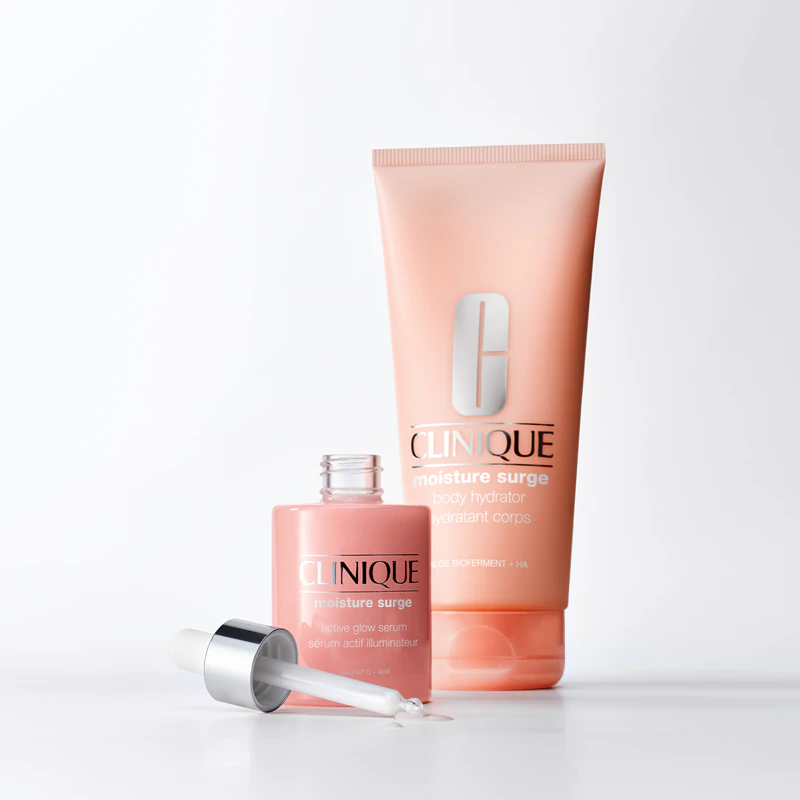 Clinique Moisture Surge™ Creme hidratante corporal profundamente hidratante para todos os tipos de pele.