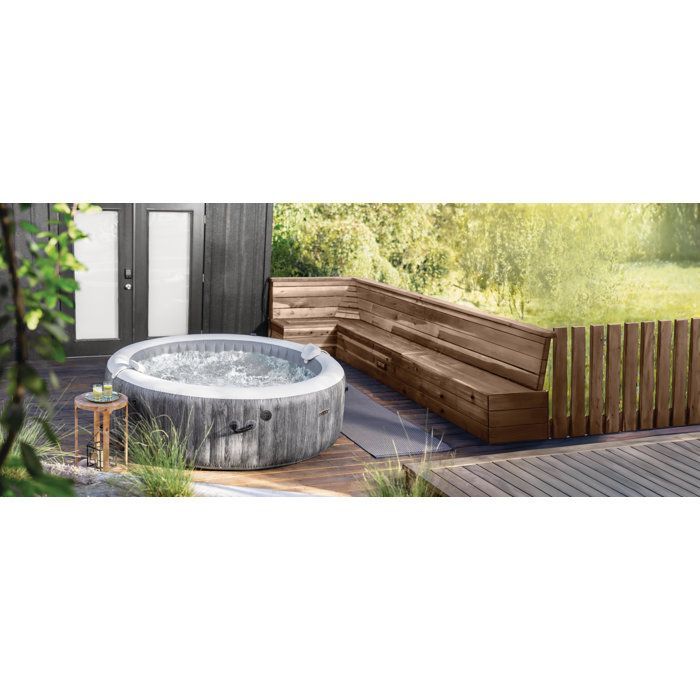 Spa gonflable INTEX - Baltik - 216 x 216 x 71 cm - 6 places - Carré - 28442NP