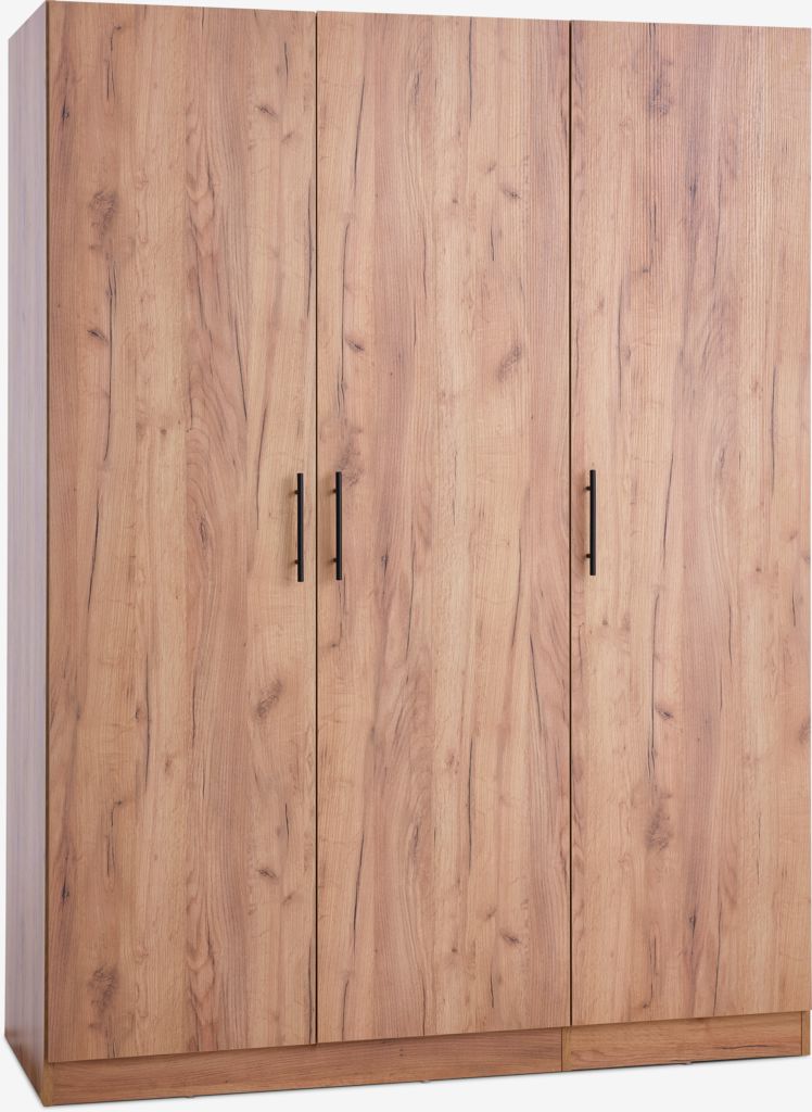 VIBY 150x200 Ormarić s 3 vrata u boji prirodnog hrasta
