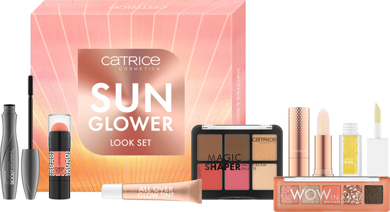 Catrice Sunglower Look Set é um conjunto de maquiagem que proporciona à sua pele um aspecto radiante.