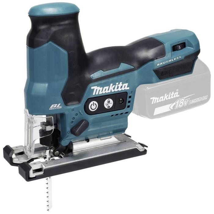 Sierra de calar pendular inalámbrica Makita DJV185Z de 18 V (batería no incluida). Número de baterías suministradas: 0
