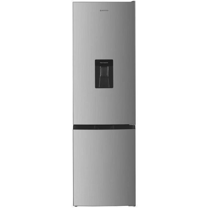 Réfrigérateur combiné GEDTECH - GCB262SL Silver - capacité 262L - Congélateur bas - Classe E