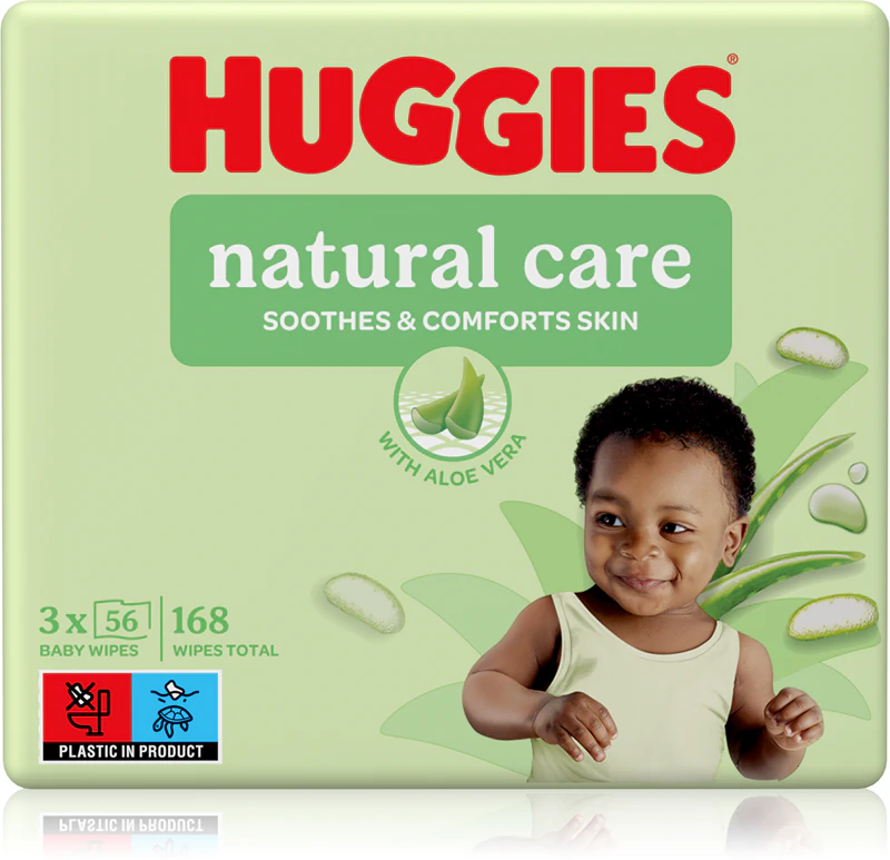 Huggies Natural Care reinigingsdoekjes