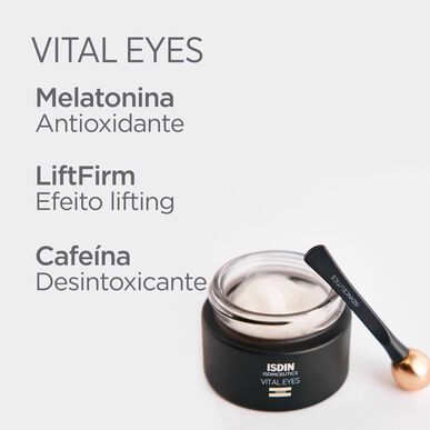 Isdinceutics Rejuvenate Vital Eyes Cream Wrinkles Detox Eye Cream Repairing Wrinkles and Expression Lines 15g
