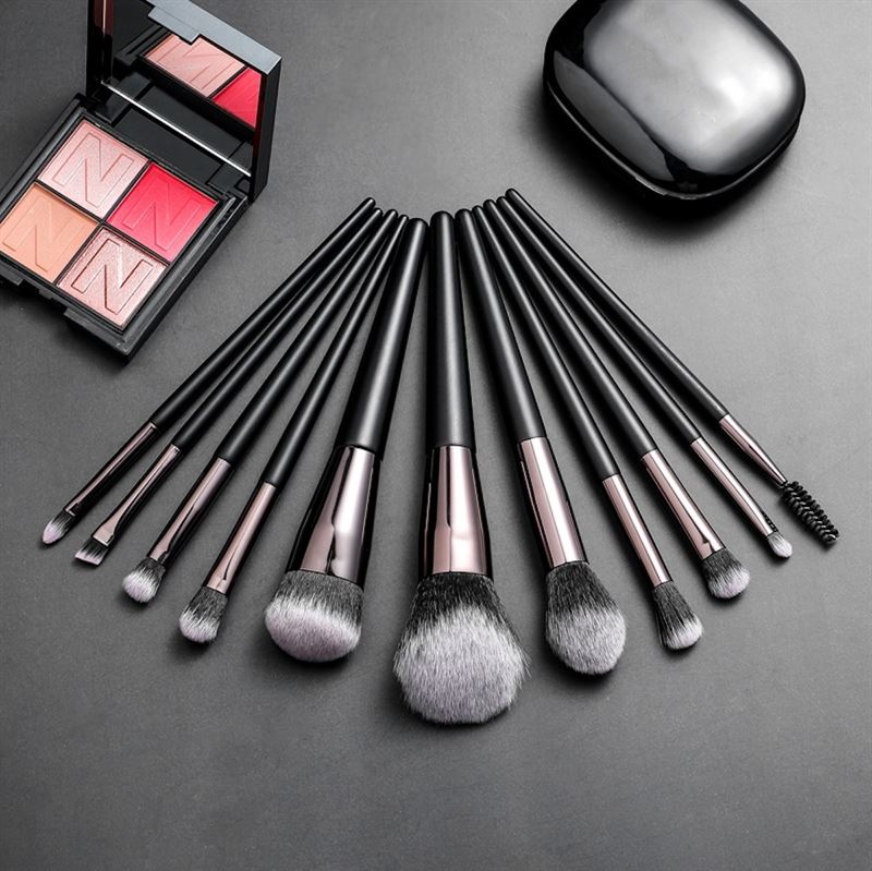 Technique Pro Pinselset Panther Make-up-Pinselset - Schwarz