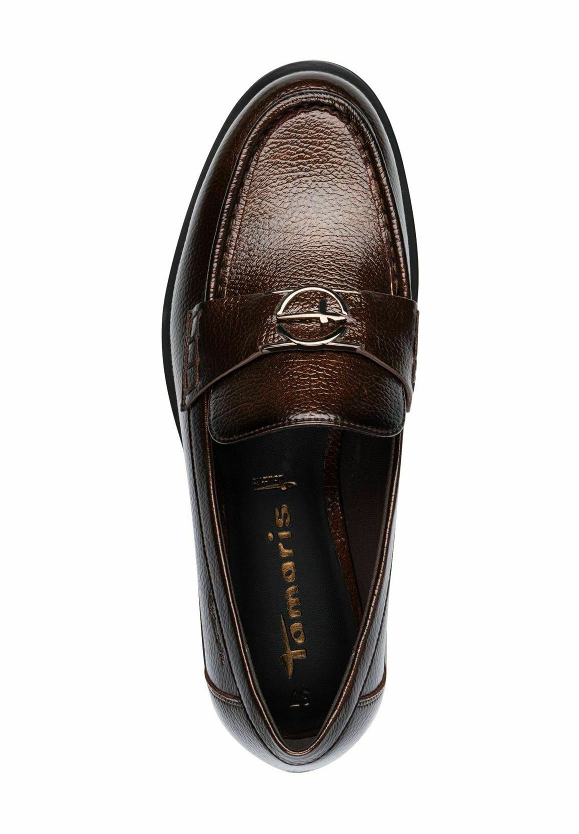 Tamaris Slip-ons - bruin lak
