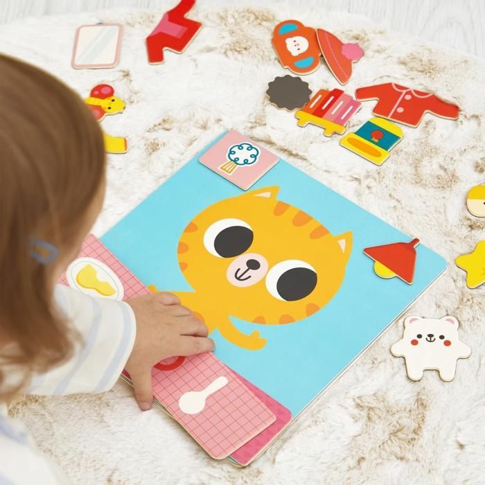 Juego de Rutinas y Rituales Diarios - Tablero Educativo Magnético - Organiza tu Vida Diaria - A partir de 2 años