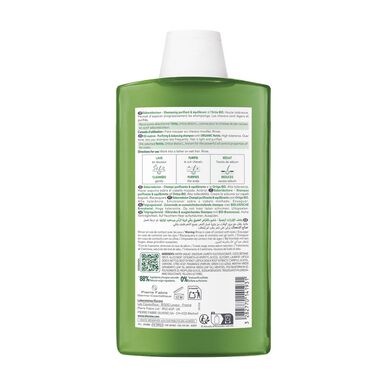 Klorane Nettle Oil Control Shampoo, økologisk neslesjampo, renser fett hår
