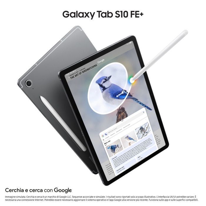 Tablet Android Samsung Galaxy Tab S10 FE+ da 13,1
