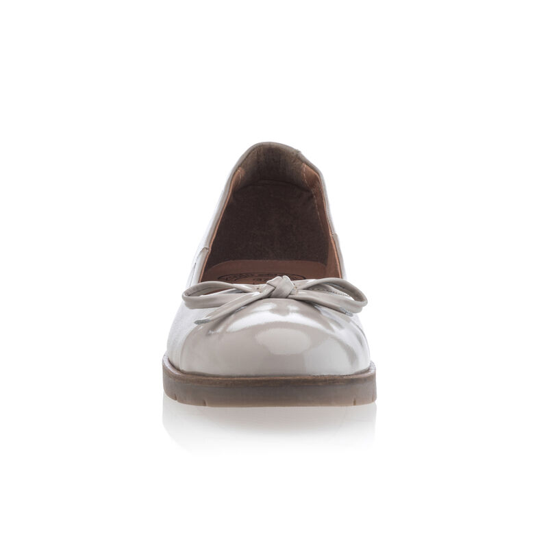 Beige ballerina's/Mary Janes voor dames