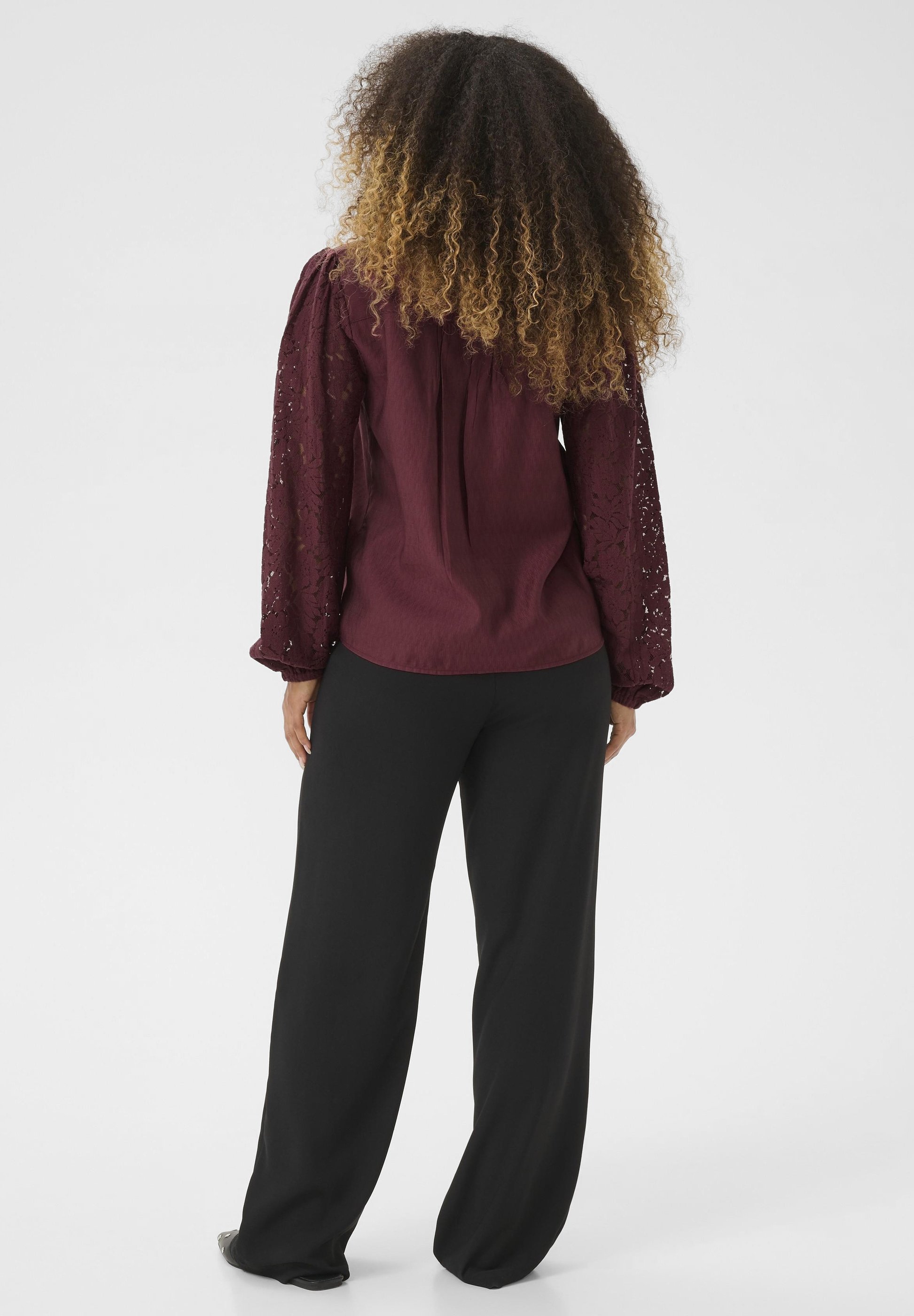 Creme LISELIN - Blusa - Zinfandel