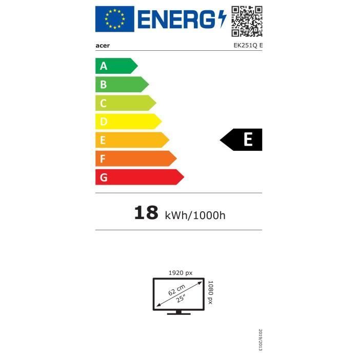 Ecran PC - ACER - 24,5