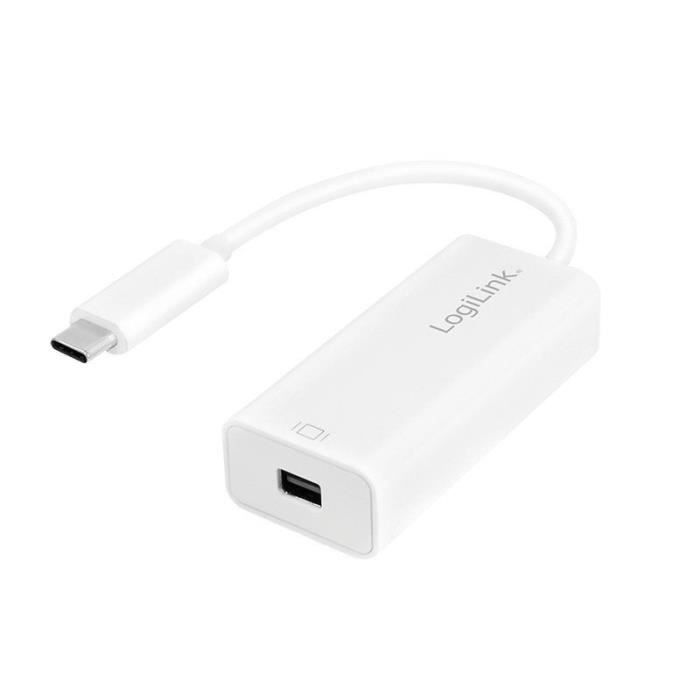 USB Type-C Adapter - LOGILINK - UA0360 - Mini DisplayPort - 4K at 60Hz - 0.15 m