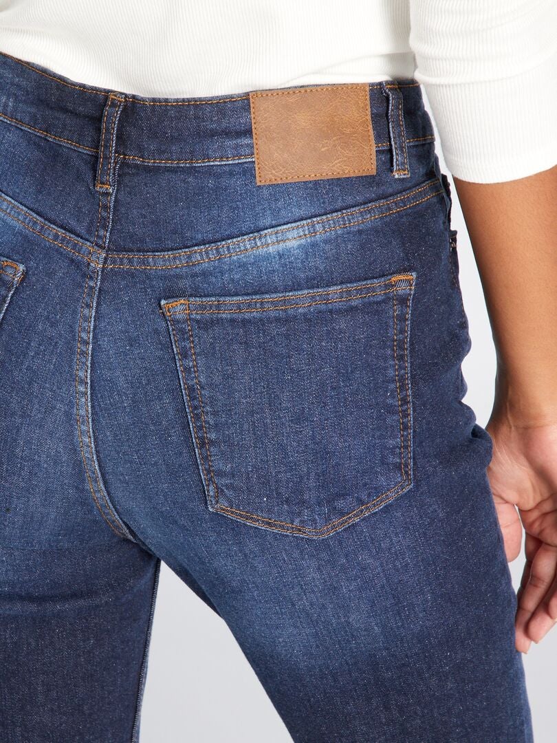Calça jeans slim tamanho L34 - AZUL