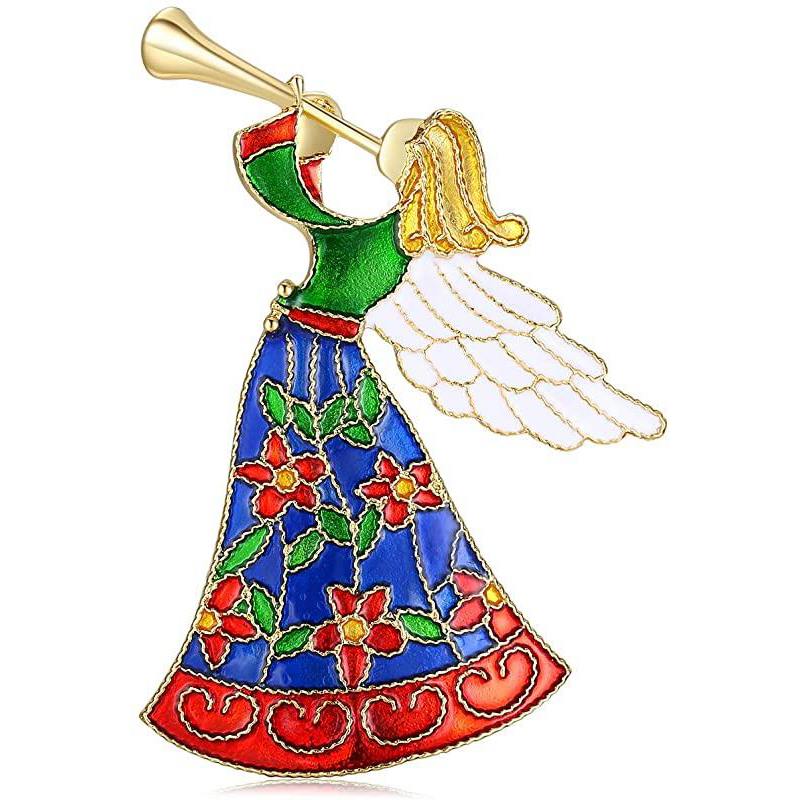 Rhinestone Fashion Hummingbird Brooch for women