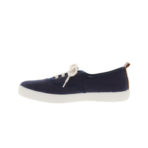  Victoria 1915 Retro Canvas English Shoes with White Laces and Back Pull Tab