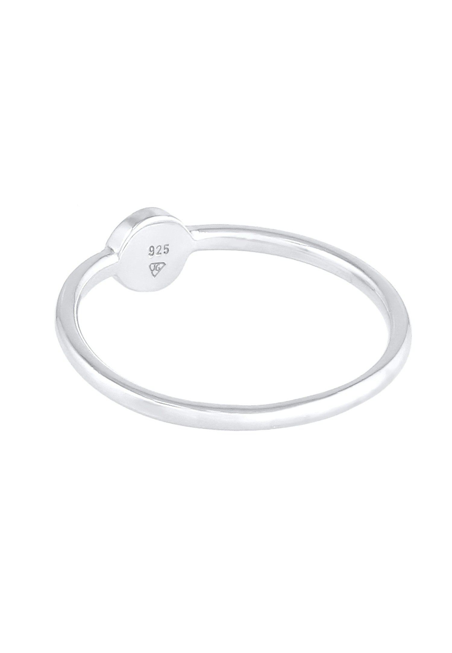 Elli Bague à empiler pour femme - Blogueur de la tendance de base Geo Plaquettelet en argent sterling 925 plaqué or