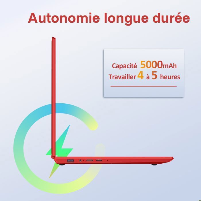 NOTODD PC Portable 16''- Stockage 12Go+512Go - Celeron N5095 - Ordinateur Portable Windows 11 - FHD 1920*1200 - 5G/2.4G WiFI -