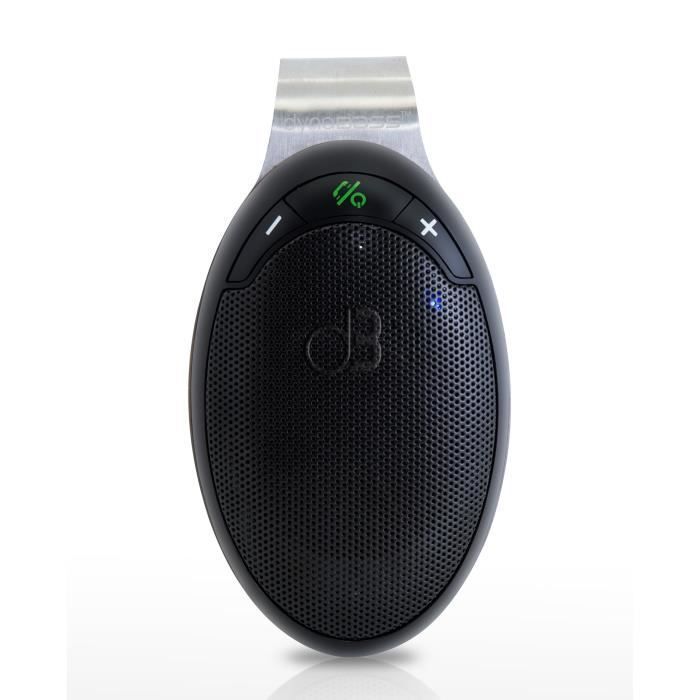 Kit mãos-livres Bluetooth - DYNACAR - DYNABASS - Controle por voz - Redução de ruído - 16 horas de duração da bateria