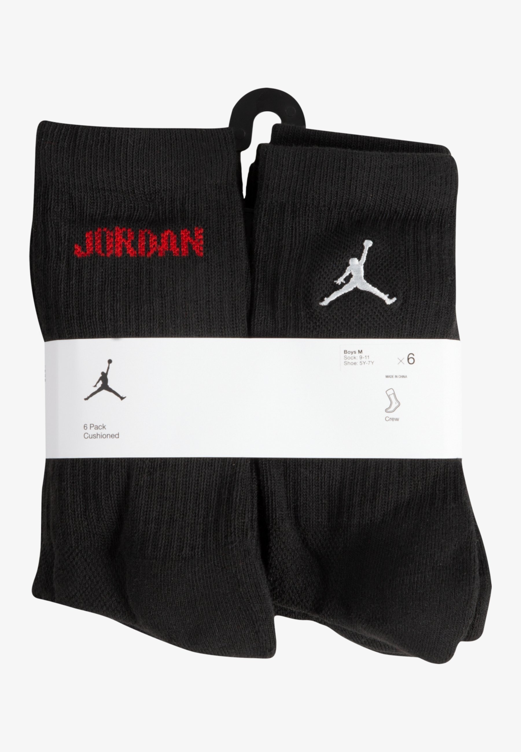 Jordan LEGEND CREW 6-PACK - Sportsokken - zwart