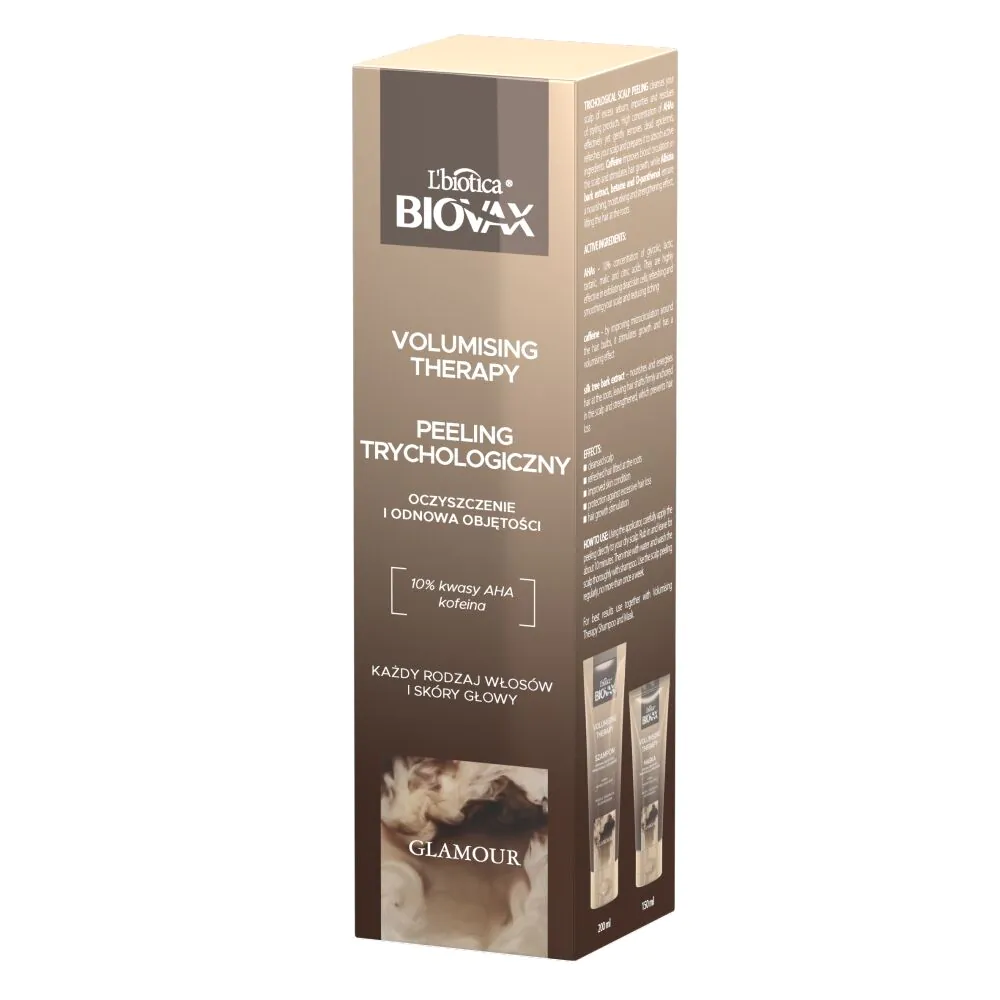Biovax Glamour Volumizing Therapy Trychologiczny Peeling oczyszczający do skóry głowy