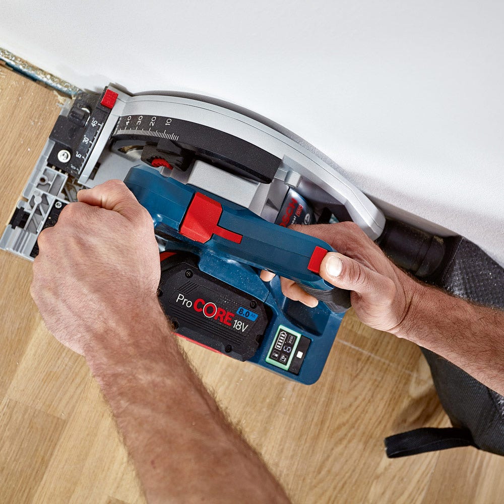 Fierăstrău circular cu imersie fără perii BOSCH BITURBO Skin de 18V - GKT 18V-52 GC