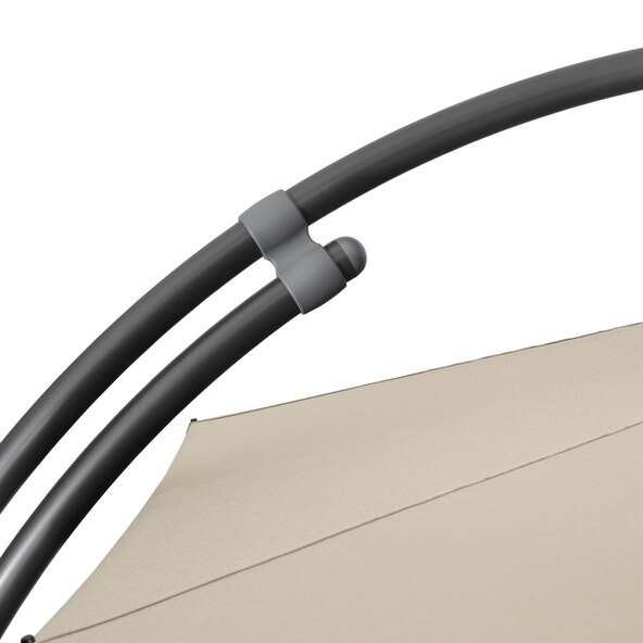 Umbrelă de soare cantilever Easy Sun, inclusiv bază, bej