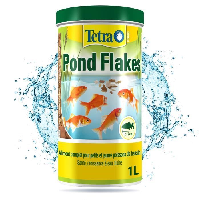 Alimento para peces - TETRA - Escamas para estanques - 1 litro - Escamas para peces de estanque - Junior