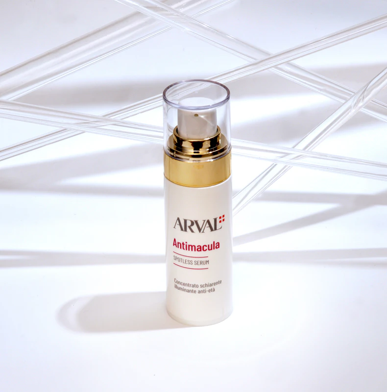 sérum facial Arval Antimacula Spotless reduz os sinais de envelhecimento e possui efeito iluminador.