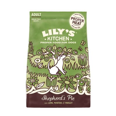 Croquettes pour chien adulte Lily's Kitchen - Agneau, pommes de terre et persil