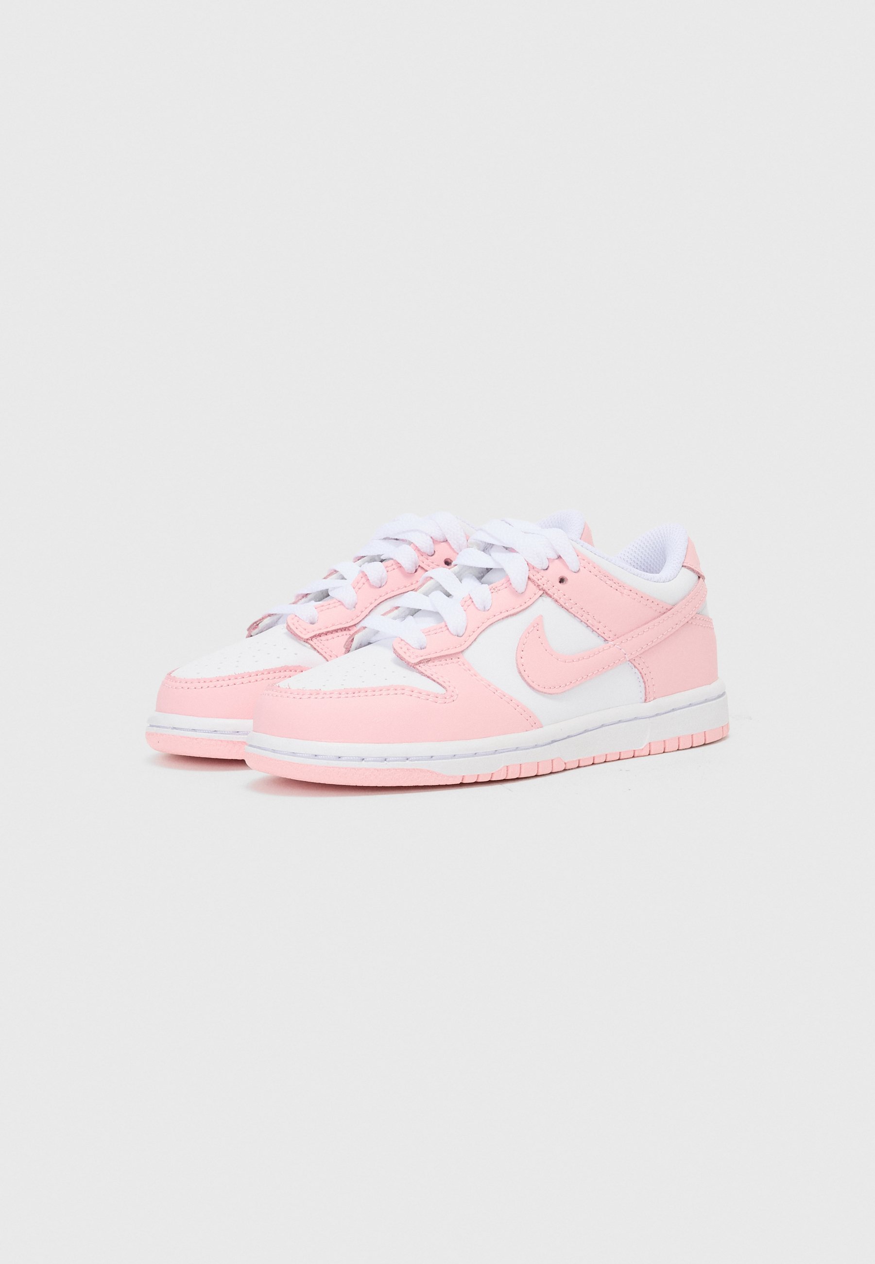 Tênis Nike Sportswear DUNK LOW UNISSEX - branco/rosa claro médio/branco