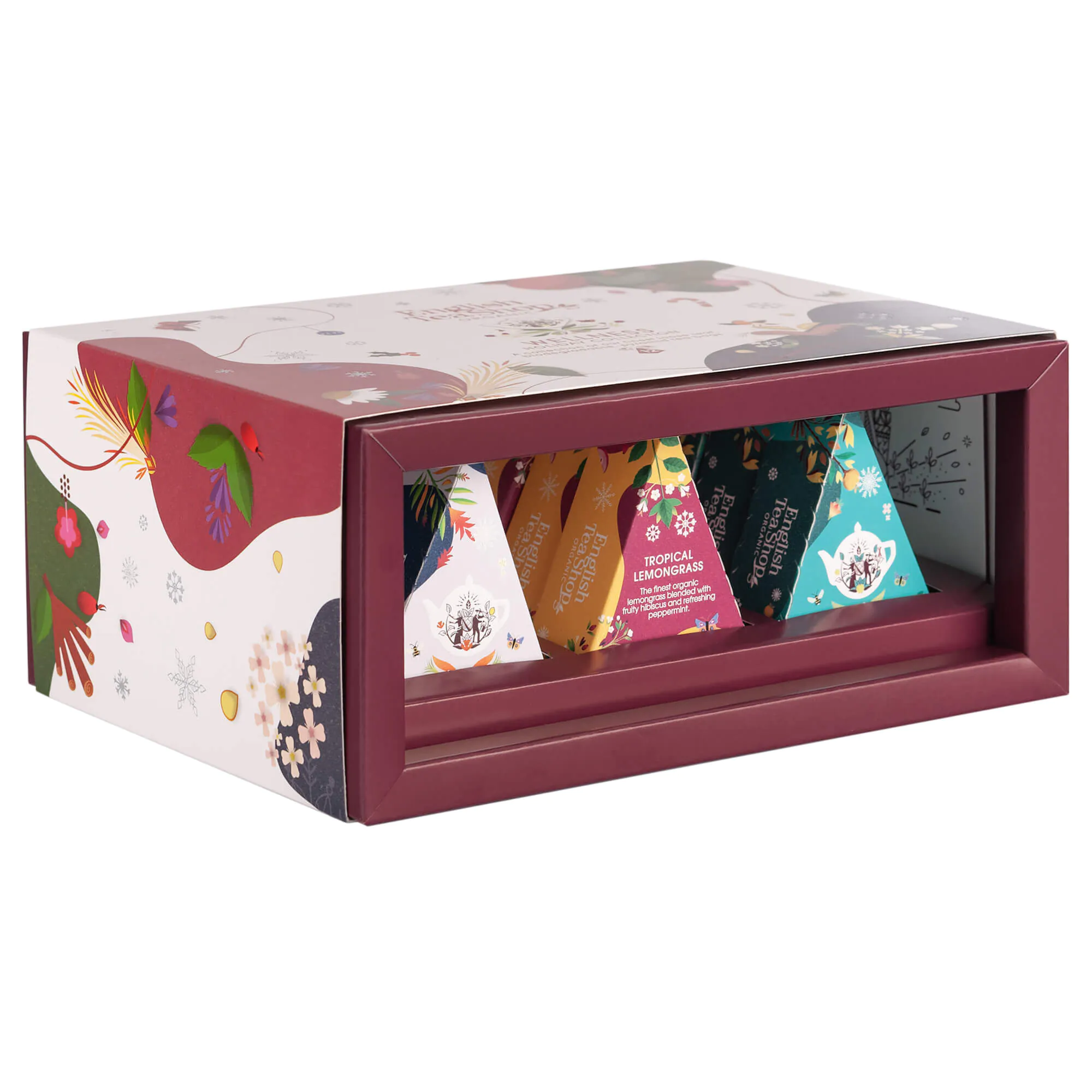English Tea Shop Holiday Wellness Prism Collection Zestaw herbat 12 sztuk